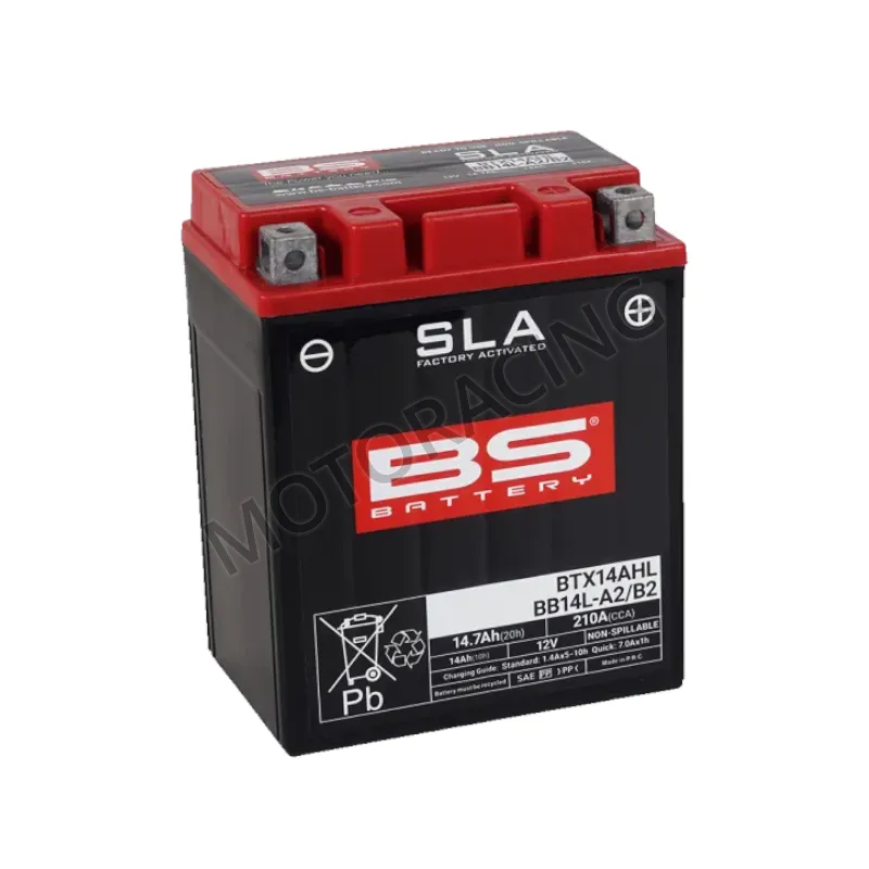 'ΜΠΑΤΑΡΙΑ ΜΗΧΑΝΗΣ HONDA CBR1000F HURRICANE 87'-96' / SUZUKI GSX750F KATANA 89'-97' BS-BATTERY 12V 14.7Ah BB14L-B2 SLA GEL