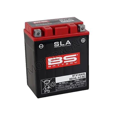 'ΜΠΑΤΑΡΙΑ ΜΗΧΑΝΗΣ HONDA CBR1000F HURRICANE 87'-96' / SUZUKI GSX750F KATANA 89'-97' BS-BATTERY 12V 14.7Ah BB14L-B2 SLA GEL