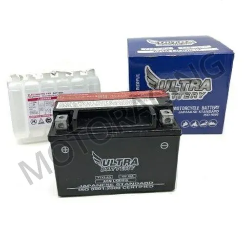 ΜΠΑΤΑΡΙΑ YAMAHA XT 600E 90'-03' / SUZUKI GSXR 600 01'-10' / GSF 650 BANDIT 95'-04' / KAWASAKI Z750 07'-09' ULTRA 12V 8.4Ah YTX9-BS ΜΕ ΥΓΡΑ
