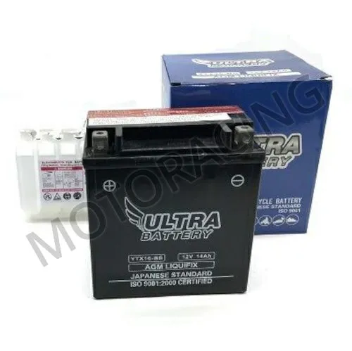 ΜΠΑΤΑΡΙΑ TRIUMPH TIGER 800 XC 11'-16' / PIAGGIO MP3 400 ie LT 08'-10' / GILERA FUOCO 500 ie 07'-11' ULTRA 12V 14Ah YTX16-BS ΜΕ ΥΓΡΑ
