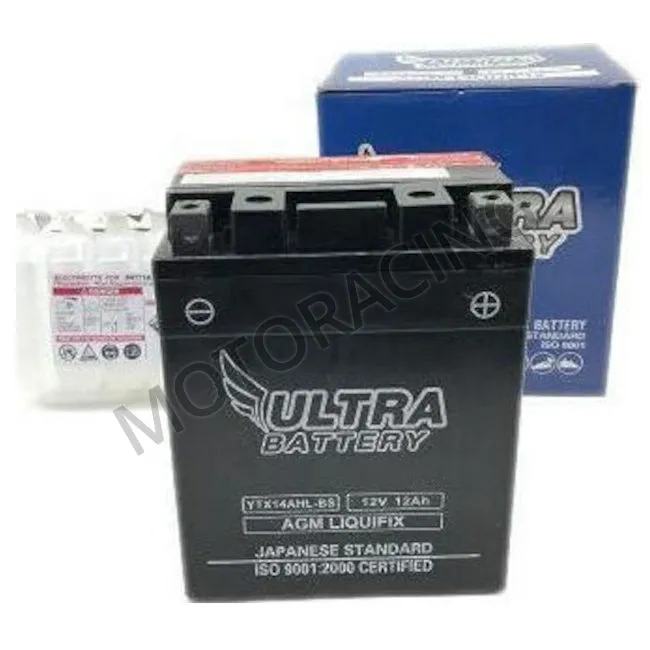 ΜΠΑΤΑΡΙΑ APRILIA SCARABEO 500 03'-06' / KAWASAKI KLR 650C 95'-02' ULTRA 12V 12Ah YTX14AHL-BS ΜΕ ΥΓΡΑ