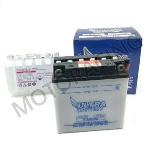 ΜΠΑΤΑΡΙΑ ΜΗΧΑΝΗΣ ULTRA 12V 9Ah YB9L-B ΜΕ ΥΓΡΑ