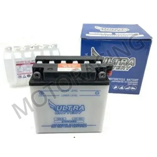 ΜΠΑΤΑΡΙΑ PIAGGIO FLY 125 / LIBERTY 125 05'-09' / GILERA RUNNER 50 06'-11' / APRILIA SCARABEO 100 01'-12' ULTRA 12V 9Ah YB9-B ΜΕ ΥΓΡΑ