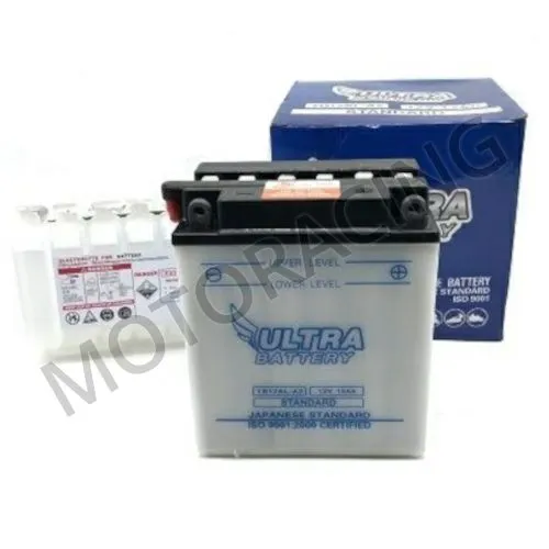 ΜΠΑΤΑΡΙΑ SCOOTER APRILIA SCARABEO 125 13' / ATLANTIC 125 03'-07' / PEUGEOT CITYSTAR 125 14'-17' ULTRA 12V 12Ah YB12AL-A2 ΜΕ ΥΓΡΑ