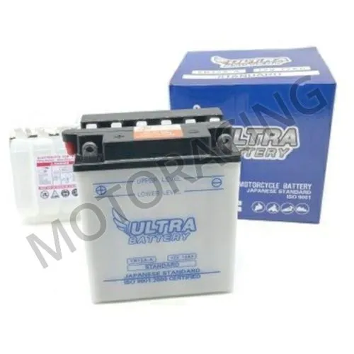 ΜΠΑΤΑΡΙΑ KAWASAKI GT 550 85'-01' / EN C1-C2 Vulcan 500 96'-97' / DUCATI SS Supersport 750 95'-99' ULTRA 12V 12Ah YB12A-A ΜΕ ΥΓΡΑ