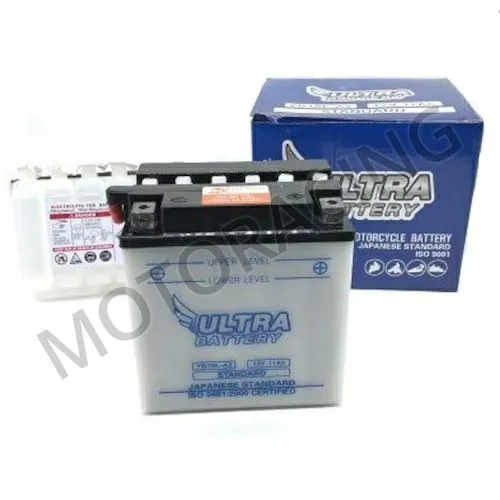 ΜΠΑΤΑΡΙΑ YAMAHA XV 125 VIRAGO 97'-01' / XV 250S VIRAGO 95'-00' / XV 250S V-STAR 08'-13' ULTRA 12V 11Ah YB10L-A2 ΜΕ ΥΓΡΑ