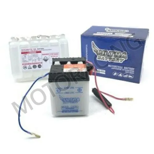 ΜΠΑΤΑΡΙA HONDA C90 D,Z 92'-93' / YAMAHA TT600W 86'-92' ULTRA 6V 4Ah 6N4-2A-4  ΜΕ ΥΓΡΑ