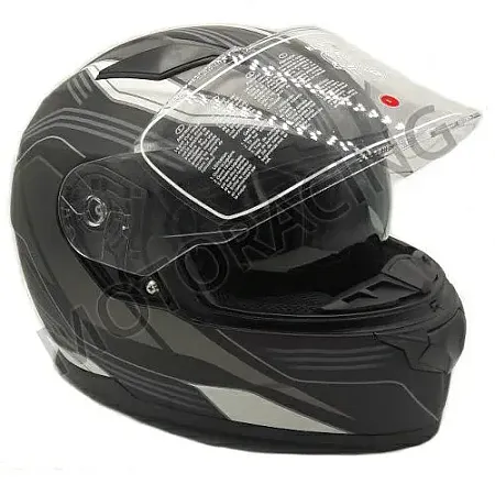 ΚΡΑΝΟΣ ΜΗΧΑΝΗΣ ΚΛΕΙΣΤΟ FSD 817 FFACE ΜΑΤ ΜΑΥΡΟ - ΑΣΠΡΑ ΓΑΡΦΙΚΑ ΜΕ ΕΣΩΤΕΡΙΚΗ ΖΕΛΑΤΙΝΑ ΦΙΜΕ