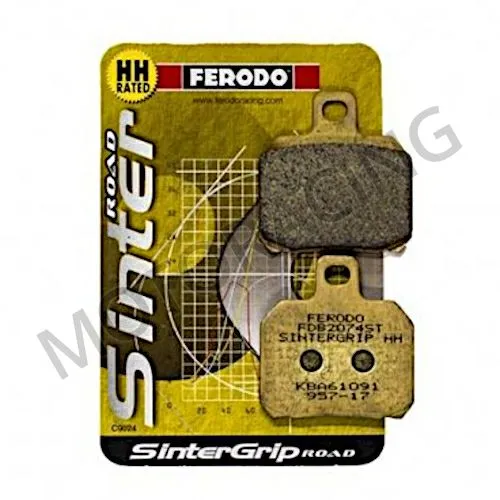 ΤΑΚΑΚΙΑ ΠΙΣΩ DUCATI MULTISTRADA 1200 10'-12' / HYPERMOTARD 1100 07'-11' / APRILIA RSV4 1000 09'-14' FERODO (FDB2074ST)