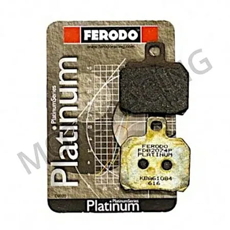ΤΑΚΑΚΙΑ ΠΙΣΩ DERBI GP1 250 06'-09' / PIAGGIO BEVERLY 400 08'-11' / BEVERLY 500 06'-13' FERODO (FDB2074P)