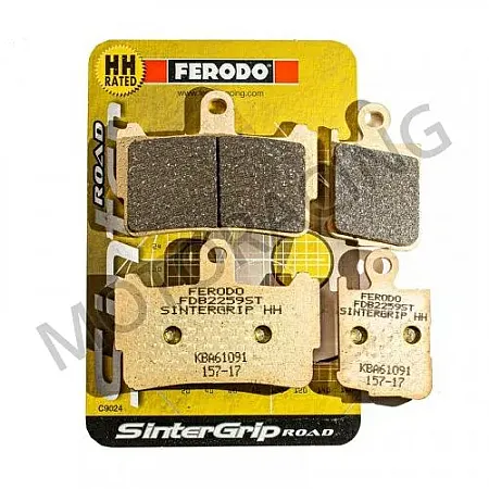 ΤΑΚΑΚΙΑ ΜΠΡΟΣΤΑ HONDA VFR 1200 FA / FB 10'-14' FERODO (FDB2259ST)