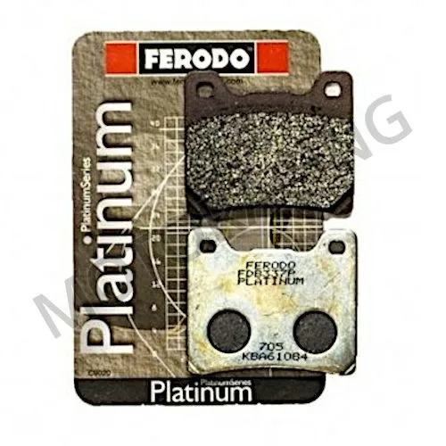 ΤΑΚΑΚΙΑ ΠΙΣΩ YAMAHA TDM 850 91'-01' / BT 1100 BULLDOG 02'-06' / XVS 1100 99'-05' FERODO (FDB337P)