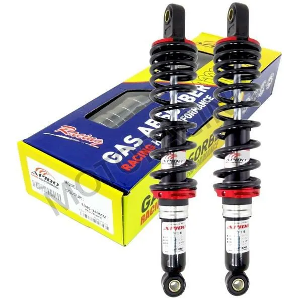 ΣΕΤ ΑΜΟΡΤΙΣΕΡ ΠΙΣΩ HONDA INNOVA 125 / INNOVA 125i INJECTION / C100, GRAND 34CM APIDO ΜΑΥΡΟ - ΚΟΚΚΙΝΟ