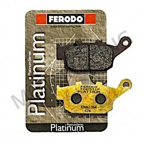 ΤΑΚΑΚΙΑ ΠΙΣΩ HONDA XRV 750 AFRICA 90'-03' / XLV 700 TRANSALP 08'-13' / TRIUMPH TIGER 800 11'-20' / YAMAHA XJ6 09'-12' FERODO (FDB531P)