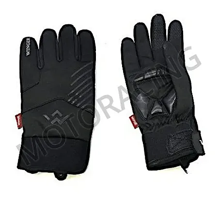 ΓΑΝΤΙΑ ΜΗΧΑΝΗΣ ΑΔΙΑΒΡΟΧΑ NEOPREN ΜΕ ΕΝΙΣΧΥΣΗ WINGER ΜΑΥΡΑ (3408)