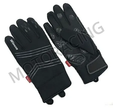 ΓΑΝΤΙΑ ΜΗΧΑΝΗΣ ΑΔΙΑΒΡΟΧΑ NEOPREN-CORDURA WINGER ΜΑΥΡΑ