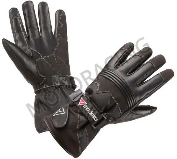 ΓΑΝΤΙΑ ΜΗΧΑΝΗΣ MODEKA 72090 FREEZE EVO ΔΕΡΜΑΤΙΝΑ ΜΑΥΡΑ