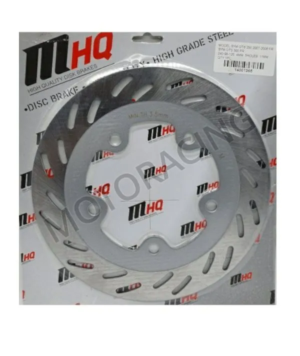 ΔΙΣΚΟΠΛΑΚΑ ΜΠΡΟΣΤΑ SYM JOYMAX 250 05'-08' / JOYMAX 300 EVO 09'-13' / GTS 250 07'-09' MHQ