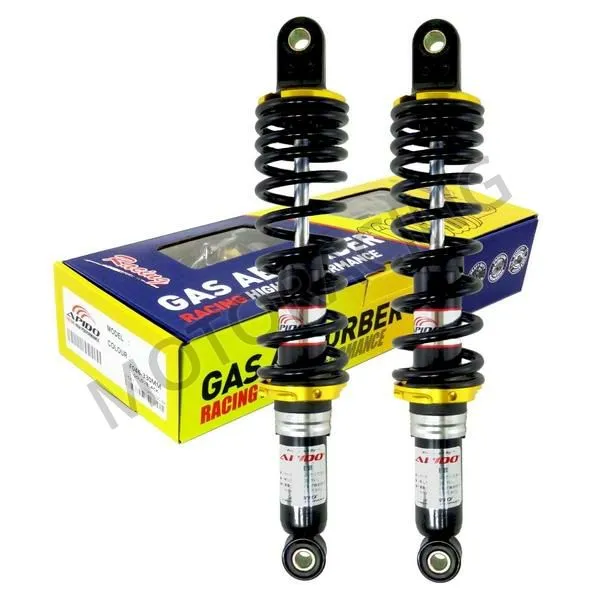 ΣΕΤ ΑΜΟΡΤΙΣΕΡ ΠΙΣΩ HONDA INNOVA 125 / INNOVA 125i INJECTION / C100,GRAND 33CM APIDO ΜΑΥΡΟ ΜΕ ΧΡΥΣΟ