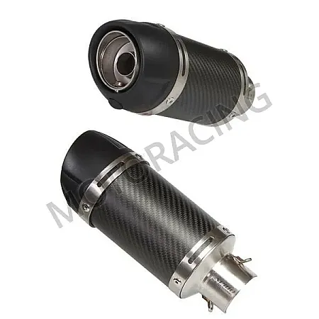 ΤΕΛΙΚΟ ΕΞΑΤΜΙΣΗΣ ΜΕ ΣΙΓΑΣΤΗΡΑ CARBON Φ51-200mm APIDO