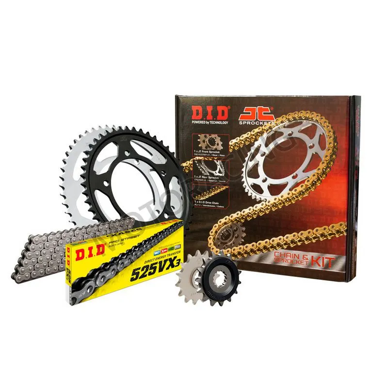 ΣΕΤ ΚΙΝΗΣΗΣ ΓΡΑΝΑΖΙΑ - ΑΛΥΣΙΔΑ BMW F800 GS 08'-12' (8,5mm ΤΡΥΠΕΣ ΠΙΣΩ ΓΡΑΝΑΖΙΟΥ) DID-JT 