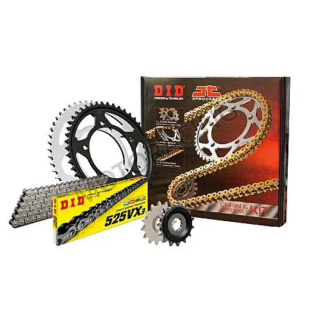 ΣΕΤ ΚΙΝΗΣΗΣ ΓΡΑΝΑΖΙΑ - ΑΛΥΣΙΔΑ BMW F800 GS 08'-12' (8,5mm ΤΡΥΠΕΣ ΠΙΣΩ ΓΡΑΝΑΖΙΟΥ) DID-JT 