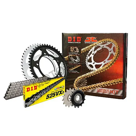 ΣΕΤ ΚΙΝΗΣΗΣ ΓΡΑΝΑΖΙΑ - ΑΛΥΣΙΔΑ BMW F800 GS 08'-12' (10.5mm ΤΡΥΠΕΣ ΠΙΣΩ ΓΡΑΝΑΖΙΟΥ) DID-JT 