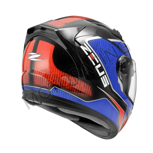 ΚΡΑΝΟΣ ΜΗΧΑΝΗΣ ΚΛΕΙΣΤΟ ZEUS 813A FFACE AN12 ΜΑΤ ΜΑΥΡΟ - ΚΟΚΚΙΝΟ - ΜΠΛΕ ΜΕ ΣΩΤΕΡΙΚΗ ΖΕΛΑΤΙΝΑ ΦΙΜΕ