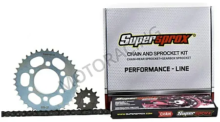 ΣΕΤ ΚΙΝΗΣΗΣ ΓΡΑΝΑΖΙΑ - ΑΛΥΣΙΔΑ KEEWAY TARGET 125i E4 18'-20' SUPERSPROX (14-37-428)