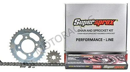 ΣΕΤ ΚΙΝΗΣΗΣ ΓΡΑΝΑΖΙΑ - ΑΛΥΣΙΔΑ KYMCO VISA-R 110 11'-13' SUPERSPROX (14-36-428)