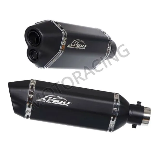 ΤΕΛΙΚΟ ΕΞΑΤΜΙΣΗΣ ( ΔΙΠΛΗ ΕΞΟΔΟΣ ) ΜΑΥΡΟ Φ51-300mm APIDO