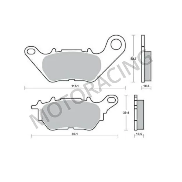 ΤΑΚΑΚΙΑ ΠΙΣΩ YAMAHA X-MAX 125 18' / X-MAX 300 17' / MT-03 16' / YZF R3 15' SBS 230CT - CARBONTECH