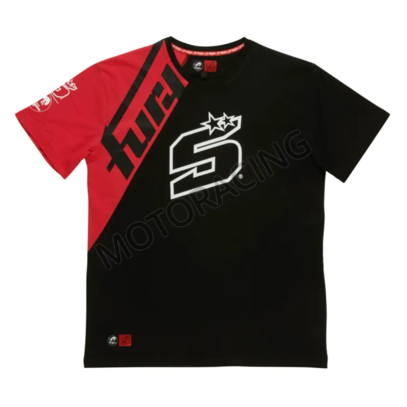 ΜΠΛΟΥΖΑ ΜΗΧΑΝΗΣ ( T-SHIRT ) FURYGAN 7234 JZ5 FURY ΜΑΥΡΗ-ΚΟΚΚΙΝΗ