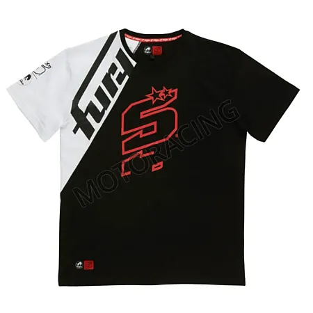 ΜΠΛΟΥΖΑ ΜΗΧΑΝΗΣ ( T-SHIRT ) FURYGAN 7234 JZ5 FURY ΜΑΥΡΗ-ΛΕΥΚΗ