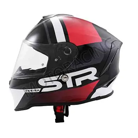 ΚΡΑΝΟΣ ΜΗΧΑΝΗΣ ΚΛΕΙΣΤΟ STR R1-ECO PINLOCK READY ΜΑΥΡΟ ΚΟΚΚΙΝΟ