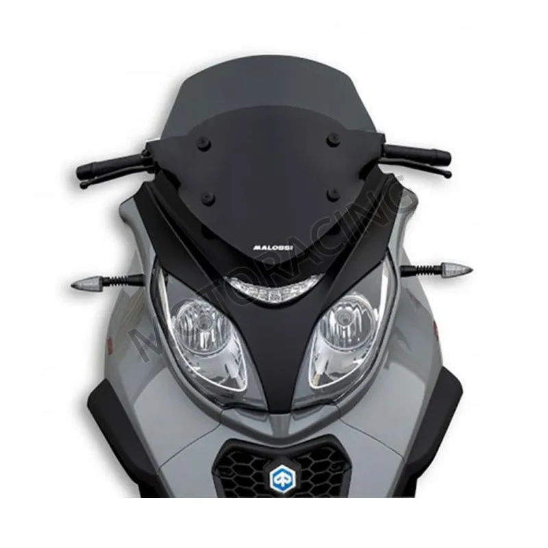 ΖΕΛΑΤΙΝΑ / ΠΑΡΜΠΡΙΖ PIAGGIO MP3 400 E5 21'-24' ΜΑΥΡΟ MALOSSI