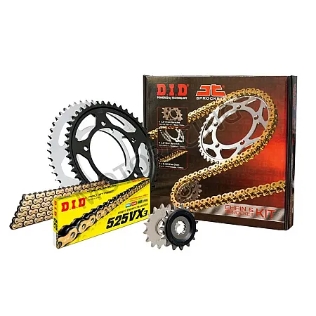 ΣΕΤ ΚΙΝΗΣΗΣ ΓΡΑΝΑΖΙΑ - ΑΛΥΣΙΔΑ BMW F800 GS 08'-12' (8,5mm ΤΡΥΠΕΣ ΠΙΣΩ ΓΡΑΝΑΖΙΟΥ) DID-JT 