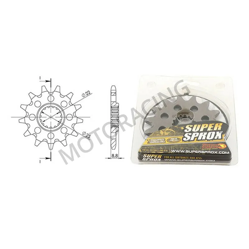 ΓΡΑΝΑΖΙ ΜΠΡΟΣΤΑ KTM EXC-F 350 12'-15' SUPERSPROX 14 ΔΟΝΤΙΑ