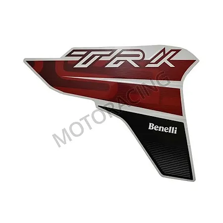 ΑΥΤΟΚΟΛΛΗΤΟ ΠΛΑΪΝΟΥ ΚΑΠΑΚΙΟΥ ΔΕΞΙ ΓΙΑ BENELLI TRK 251 19'-21' ΛΕΥΚΟ ΓΝΗΣΙΟ