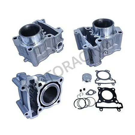 ΣΕΤ ΚΥΛΙΝΔΡΟΠΙΣΤΟΝΟ YAMAHA YP 125R X-MAX '06-'08' / YP 125R ie X-MAX '09-'12 52.4MM ΜΕ ΦΛΑΝΤΖΕΣ