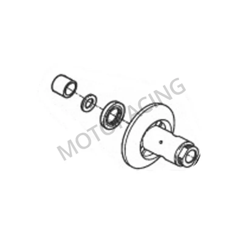 ΤΡΟΧΑΛΙΑ (ΠΙΑΤΟ ΕΞΩΤΕΡΙΚΟ) KYMCO AGILITY 16+ 125i TOP CASE E5 22' ΓΝΗΣΙΑ