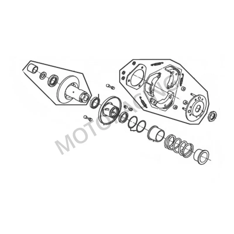 ΣΙΑΓΩΝΕΣ ΦΥΓΟΚΕΝΤΡΙΚΟΥ ΜΕ ΤΡΟΧΑΛΙΑ  KYMCO AGILITY 16+ 125i TOP CASE E5 22' ΓΝΗΣΙΟΙ