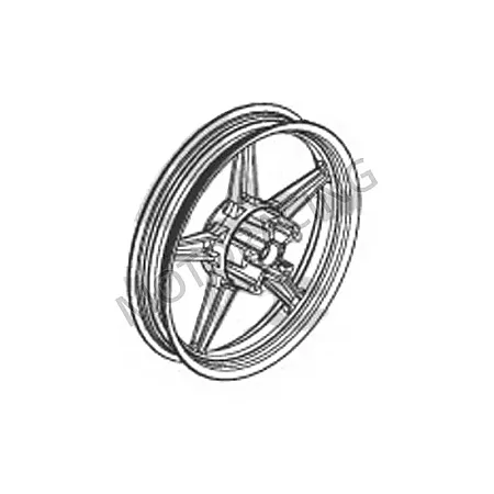 ΤΡΟΧΟΣ ΜΠΡΟΣΤΑ KYMCO AGILITY 16+ 125i TOP CASE E5 22' ΓΝΗΣΙΟΣ