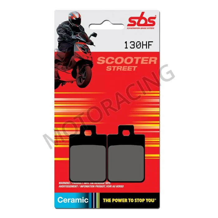 ΤΑΚΑΚΙΑ ΜΠΡΟΣΤΑ PIAGGIO LIBERTY 50 '97-'10 / LIBERTY 125 '98-'11 SBS 130HF- (ΚΕΡΑΜΙΚΟ)