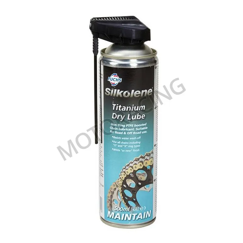 ΛΙΠΑΝΤΙΚΟ ΣΠΡΕΪ ΑΛΥΣΙΔΑΣ ΜΗΧΑΝΗΣ SILKOLENE TITANIUM DRY LUBE 500ml