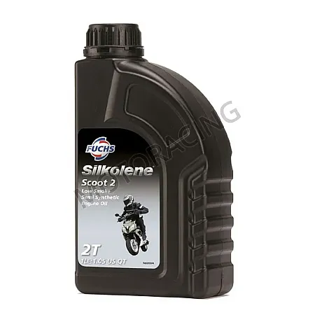 ΛΑΔΙ SCOOTER 2T SILKOLENE SEMI SYNTHETIC 1L