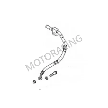 ΣΩΛΗΝΑΚΙ ΦΡΕΝΟΥ - ΜΑΡΚΟΥΤΣΙ ΠΙΣΩ KYMCO AGILITY CARRY 125i CBS E5 22' ΓΝΗΣΙΟ