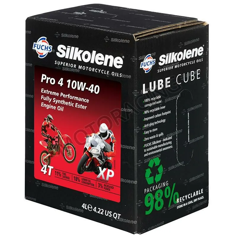 ΛΑΔΙ ΜΗΧΑΝΗΣ 4T 10W-40 SILKOLENE PRO 4 XP FULLY SYNTHETIC ESTER 4L