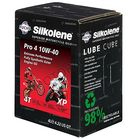 ΛΑΔΙ ΜΗΧΑΝΗΣ 4T 10W-40 SILKOLENE PRO 4 XP FULLY SYNTHETIC ESTER 4L