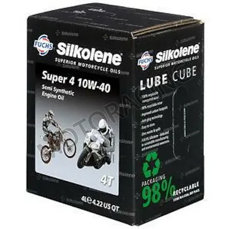 ΛΑΔΙ ΜΗΧΑΝΗΣ 4T 10W-40 SILKOLENE SUPER 4 SEMI SYNTHETIC 4L